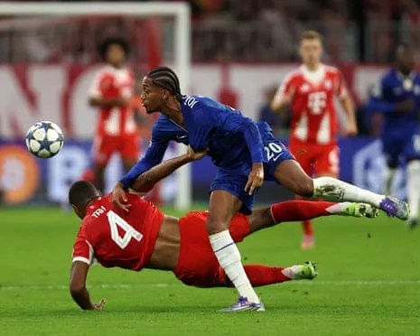 Chelsea's manager rages as Bayern Munich center-back Tah escapes sending-off during Champions League loss