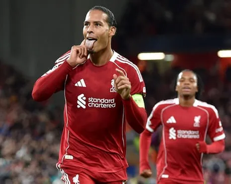Liverpool’s captain nods late decisive goal in clash with Spanish giants